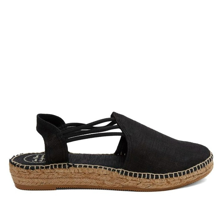 Renewed Basic Cotton Blend Wedge Espadrille for Women - Neus