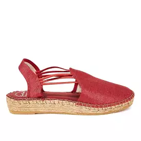 Renewed Basic Cotton Blend Wedge Espadrille for Women - Neus