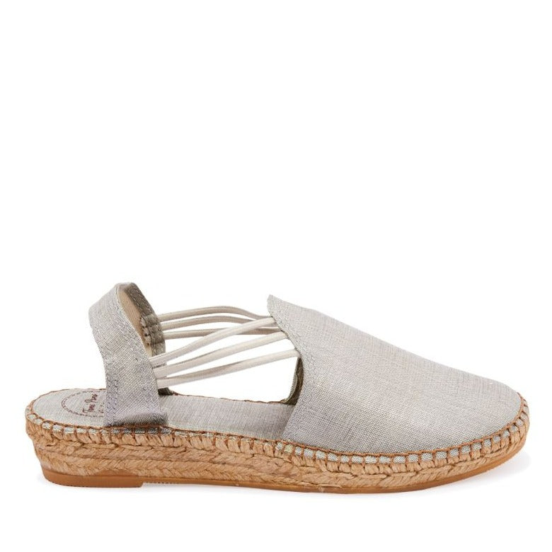 Renewed Basic Cotton Blend Wedge Espadrille for Women - Neus