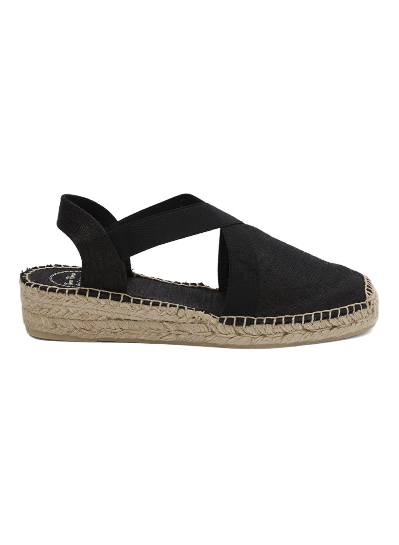 Renewed Basic Cotton blend Wedge Espadrille for Women - Vic