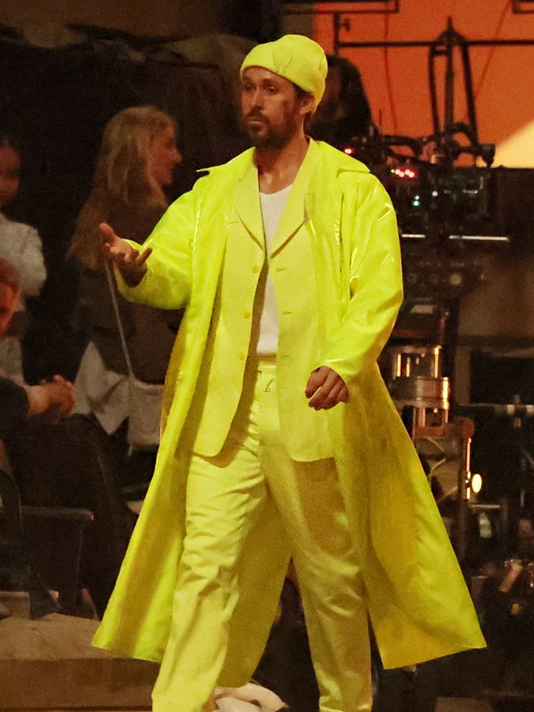 Ryan Gosling Yellow Long Coat