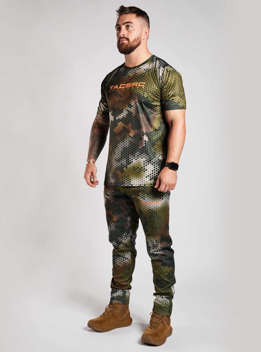 SALE - TacSource Outdoors SS Crew Tee - Zougla Camo