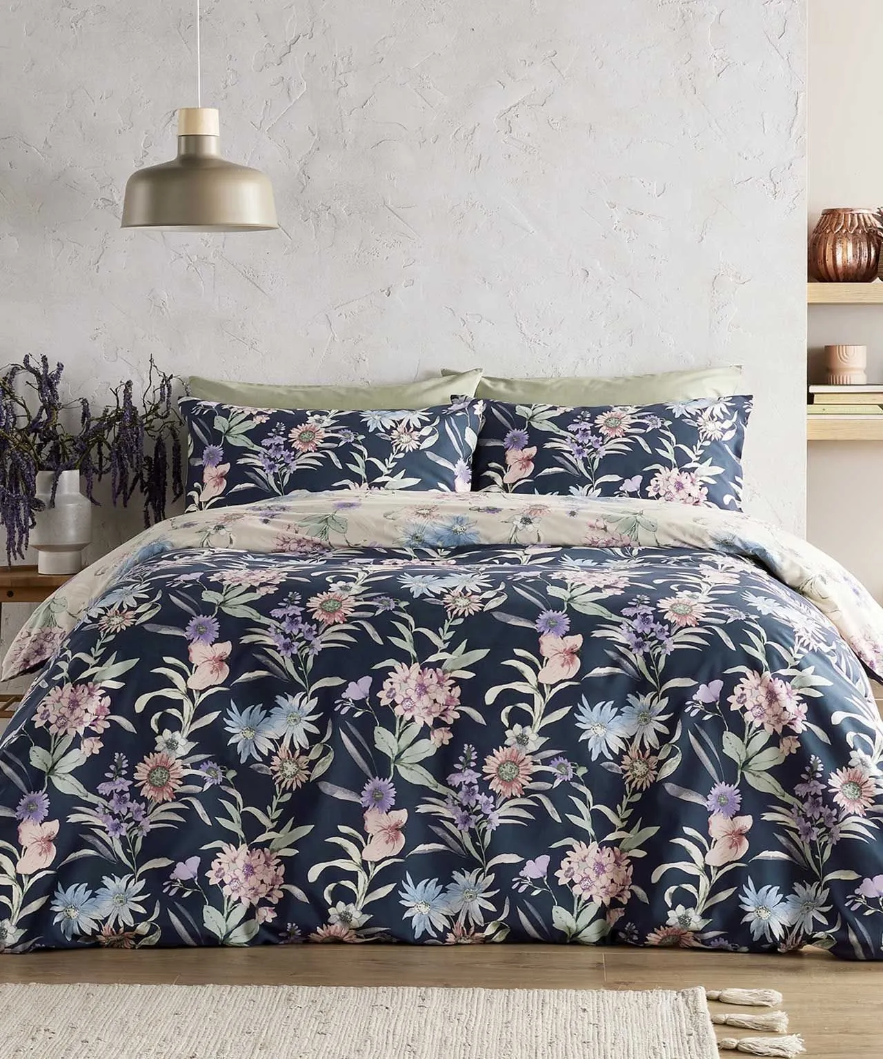 Sherry Floral Cotton Blend Duvet Set