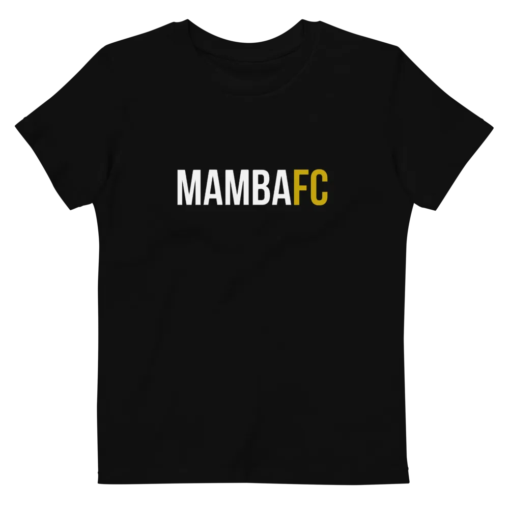 SQDLTDxMambaFC Text Organic cotton kids Tee WL