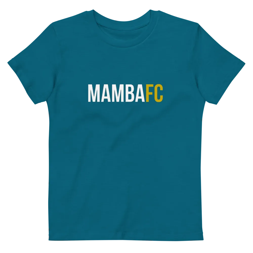 SQDLTDxMambaFC Text Organic cotton kids Tee WL