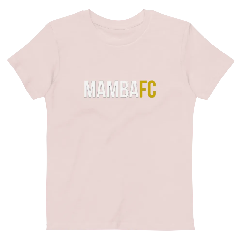 SQDLTDxMambaFC Text Organic cotton kids Tee WL