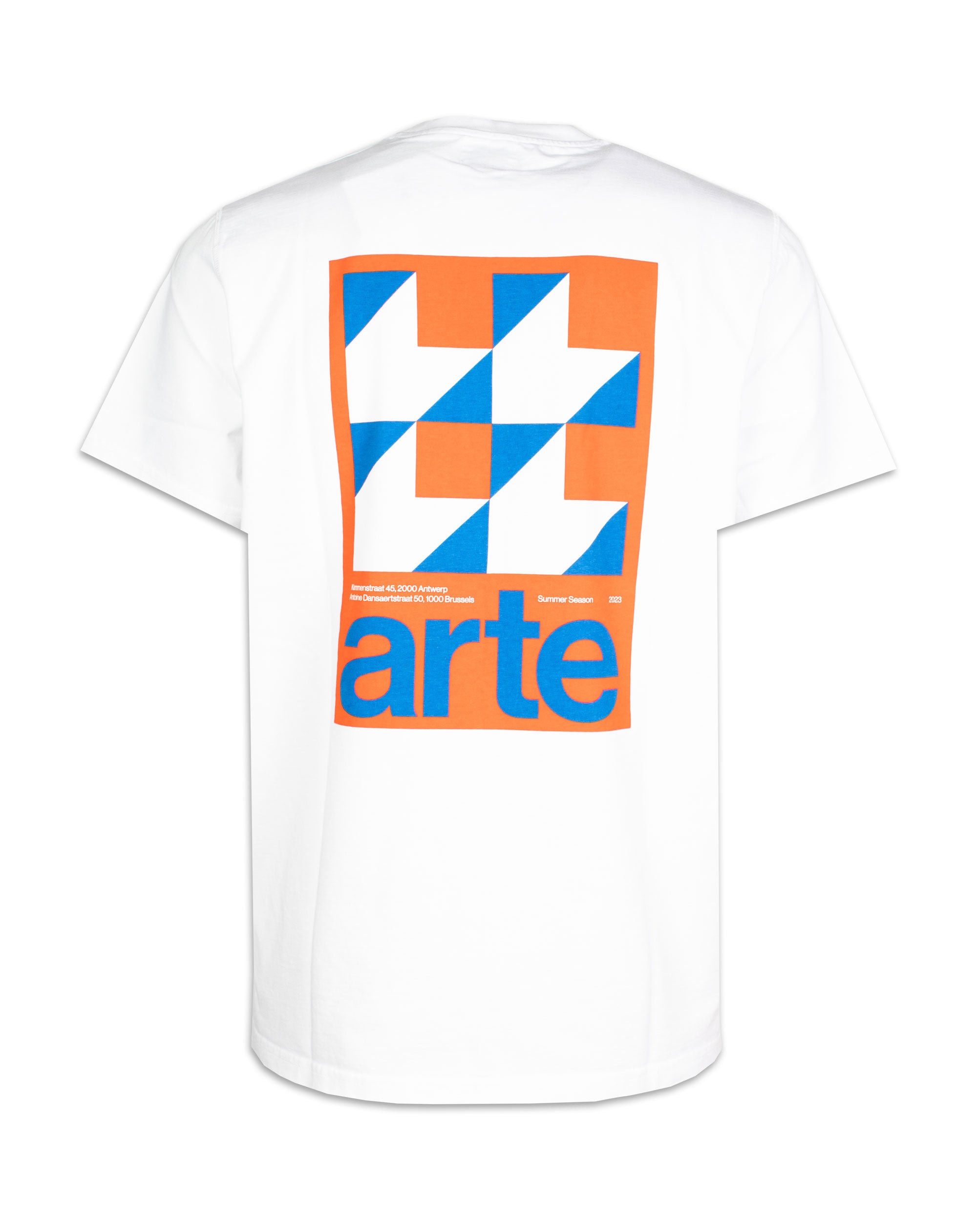 T-Shirt Uomo Arte Antwerp Back Print Bianco