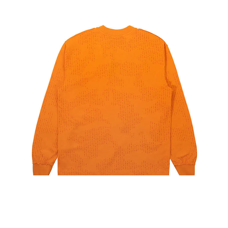 THE HUNDREDS RAIN LS T-SHIRT ORANGE T24P209002