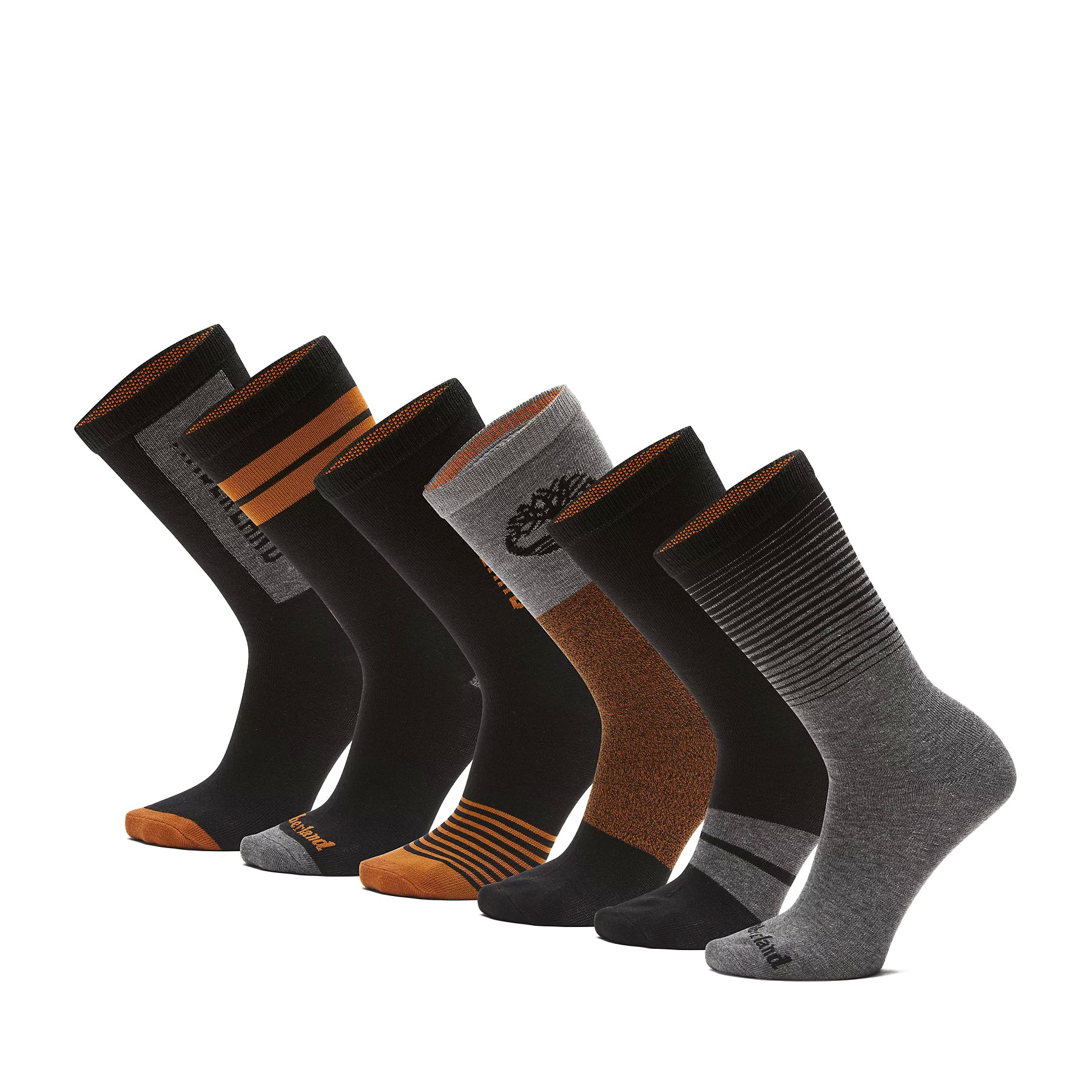 Timberland Mens Mixup Sock Gift Box (6-Pack)