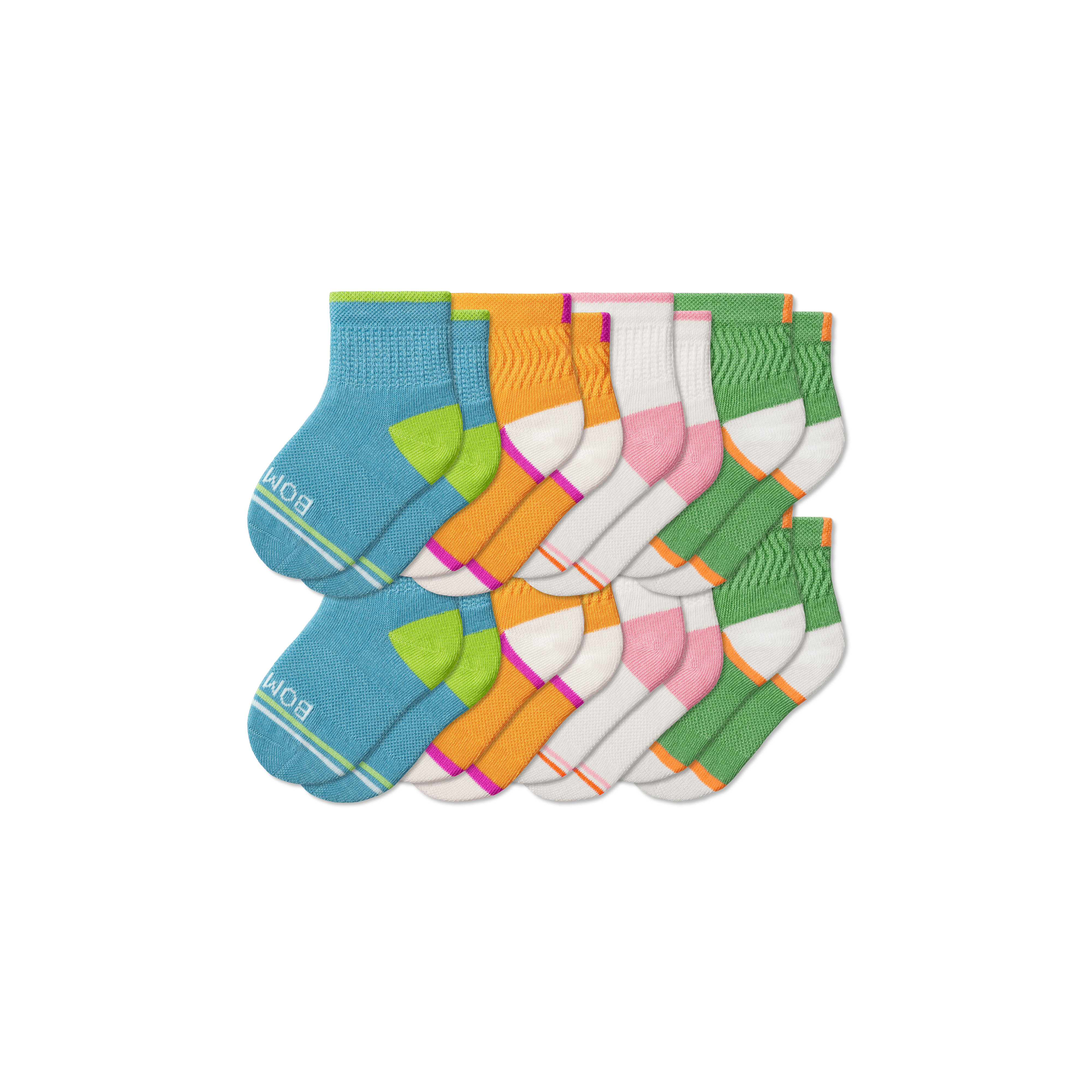 Toddler Lightweight Retro Knit Calf Sock 8-Pack