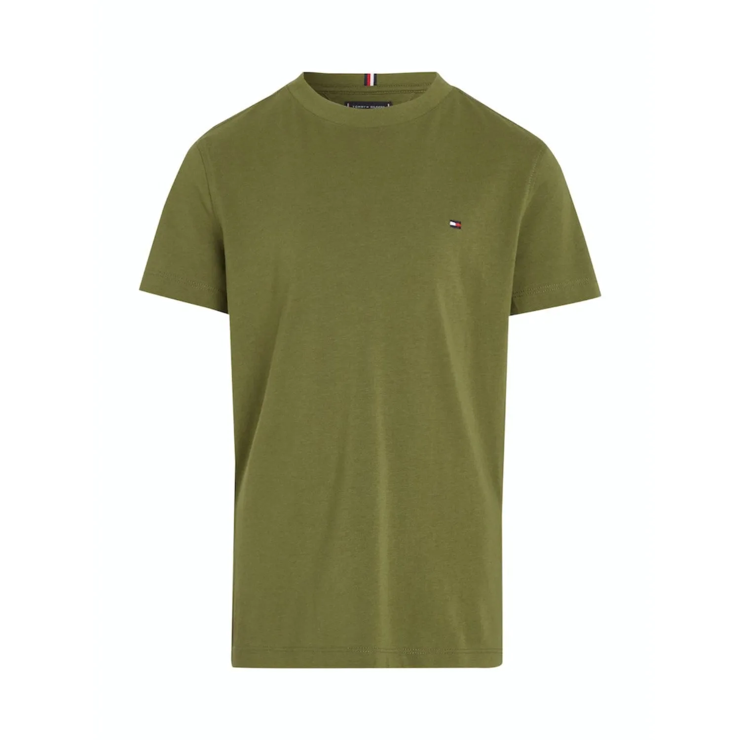 Tommy Hilfiger Utility Olive Essential Cotton Tee S/S