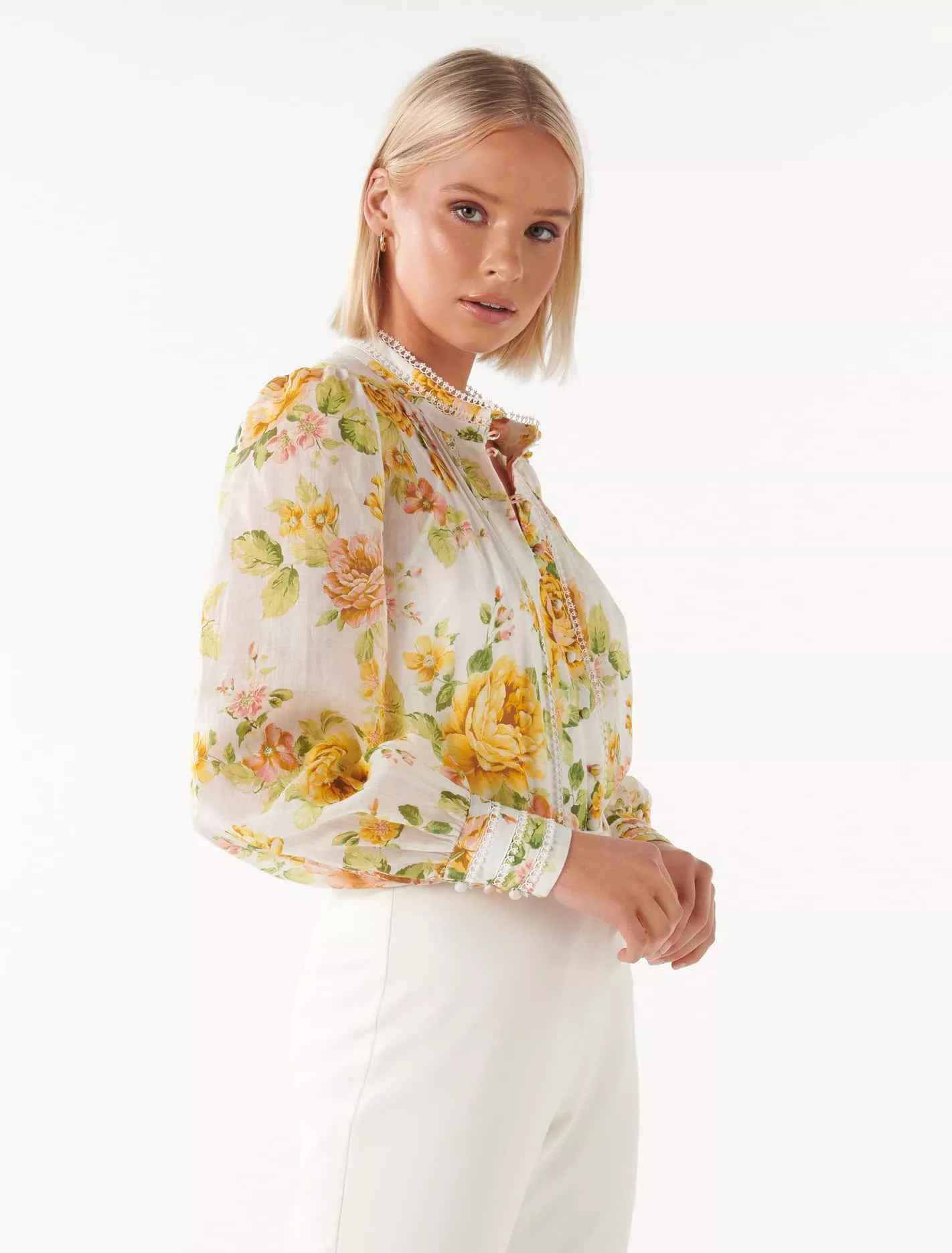 Vera Printed Rami Blouse