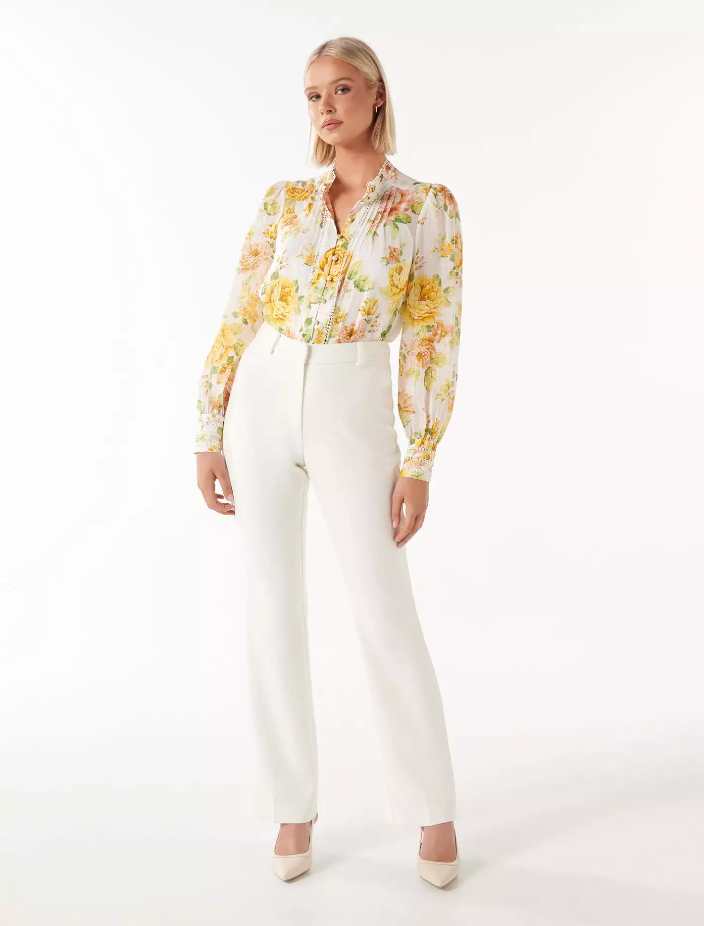 Vera Printed Rami Blouse