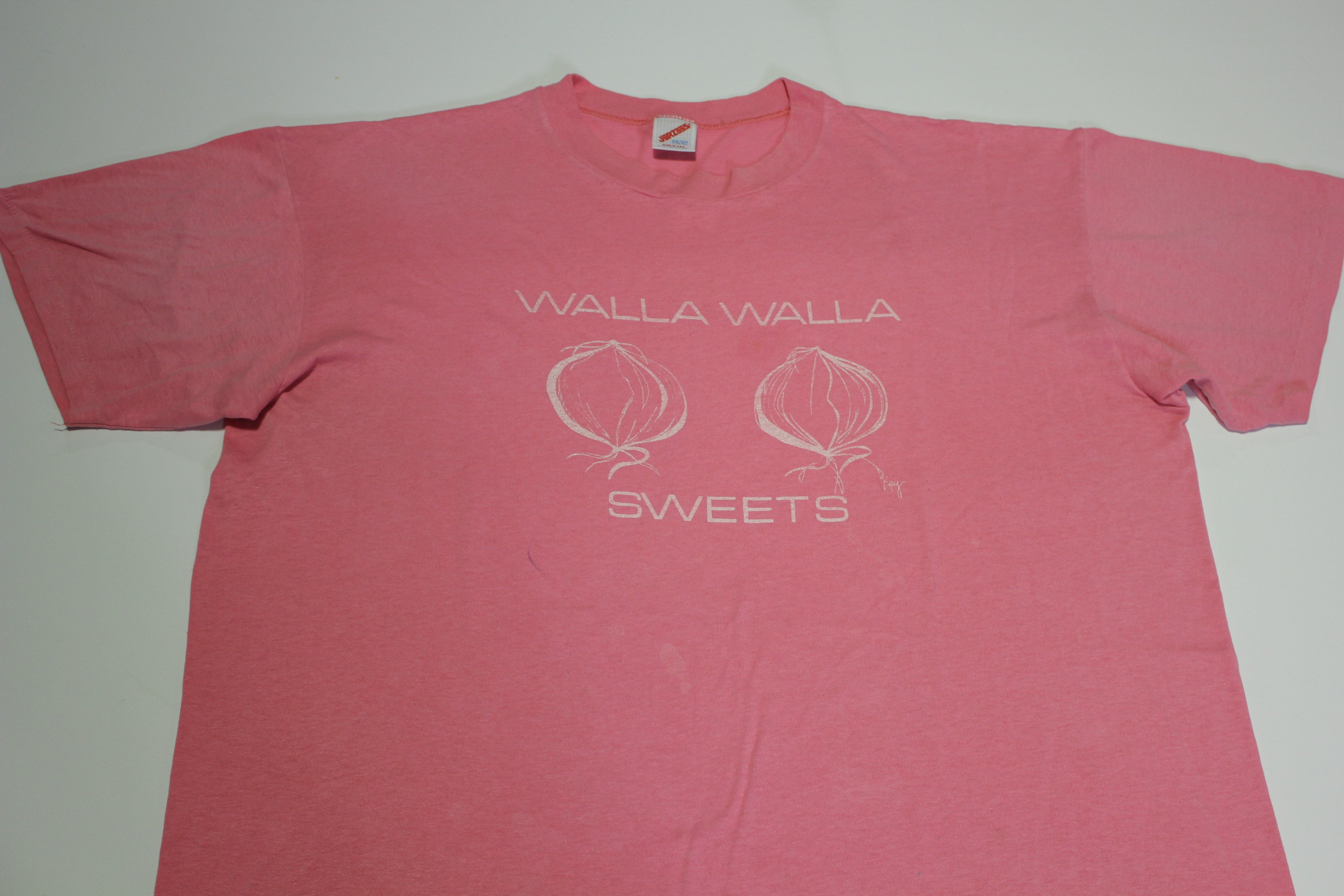 Walla Walla Sweets Vintage 80's Onions Vegetable Food T-Shirt