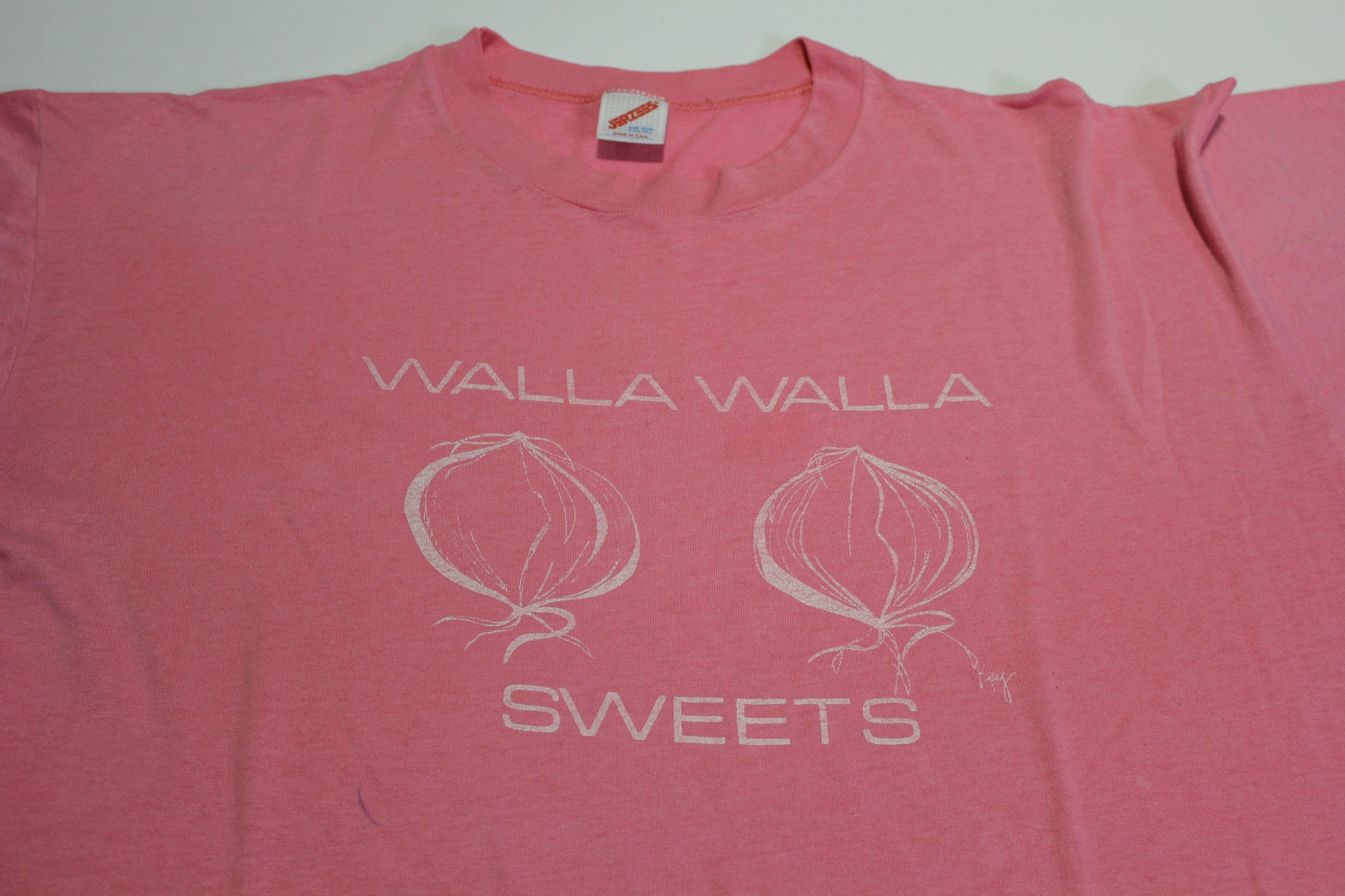 Walla Walla Sweets Vintage 80's Onions Vegetable Food T-Shirt