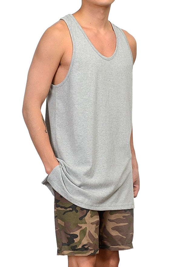 White Black Heather Gray Casual Sleeveless Tshirts Mens Tees Tanks Tops Basic Made in Korea 100% Washed Cotton Loose fitted