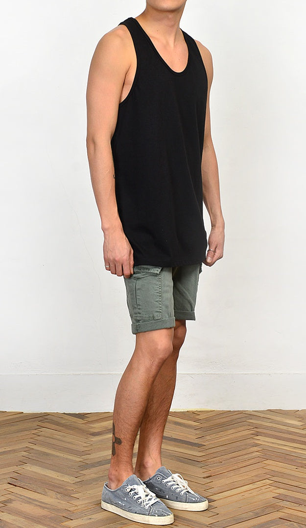 White Black Heather Gray Casual Sleeveless Tshirts Mens Tees Tanks Tops Basic Made in Korea 100% Washed Cotton Loose fitted