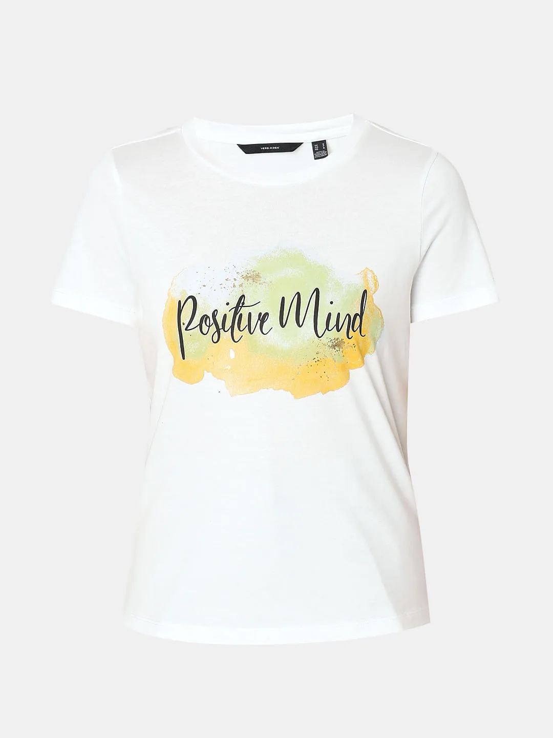 White Printed Organic Cotton T-shirt