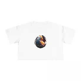 Women's Chicken Bash Crop Tee