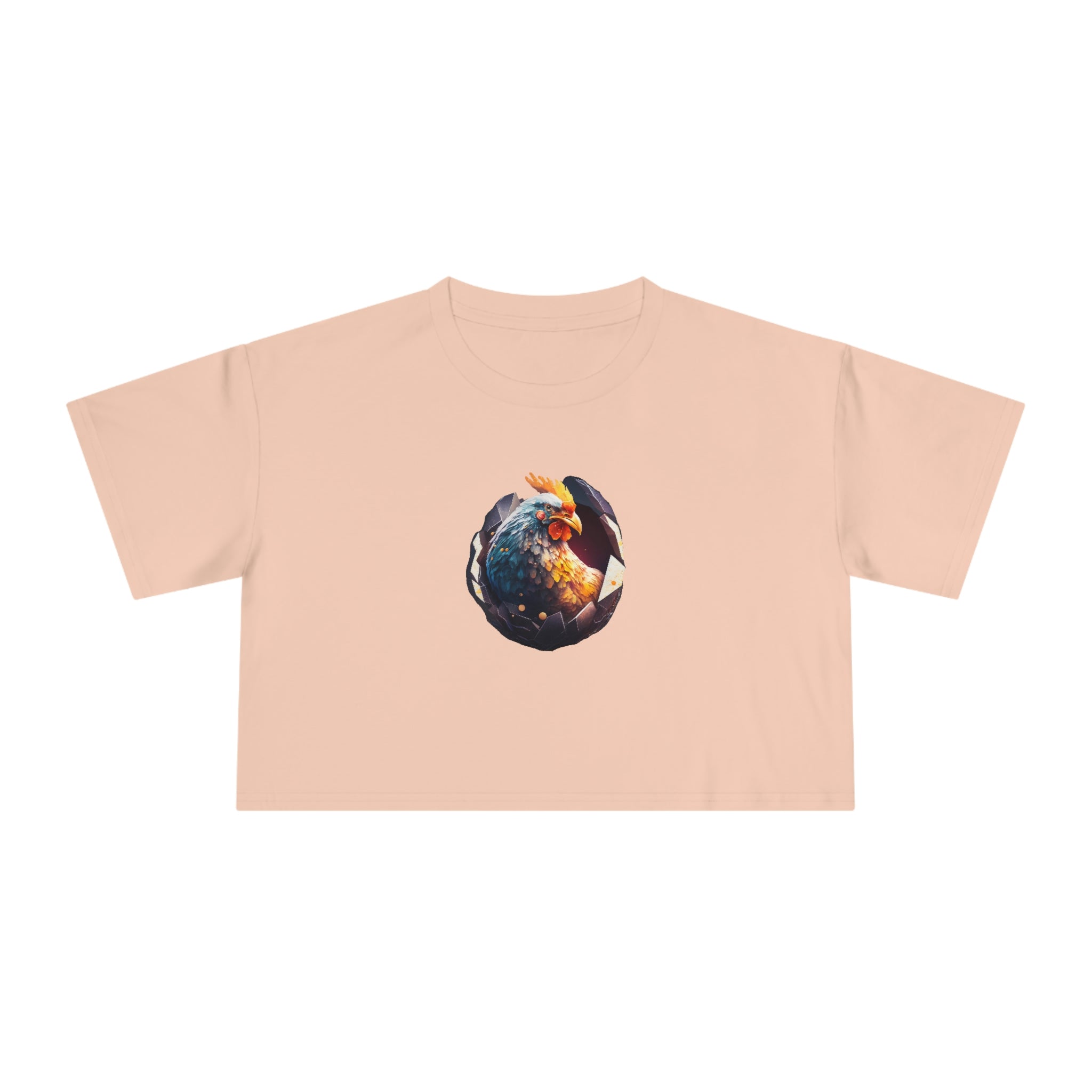 Women's Chicken Bash Crop Tee