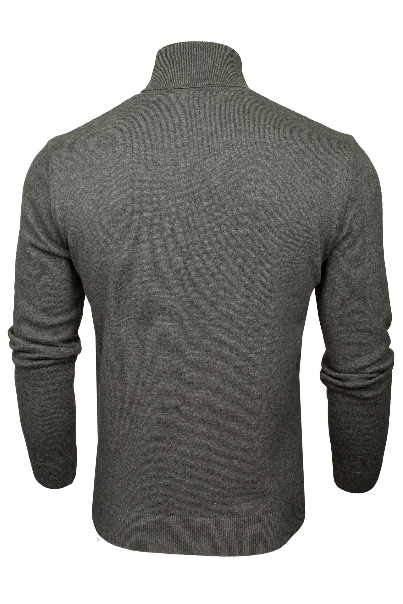 Xact Mens Roll Neck Jumper - 100% Cotton - Long Sleeved