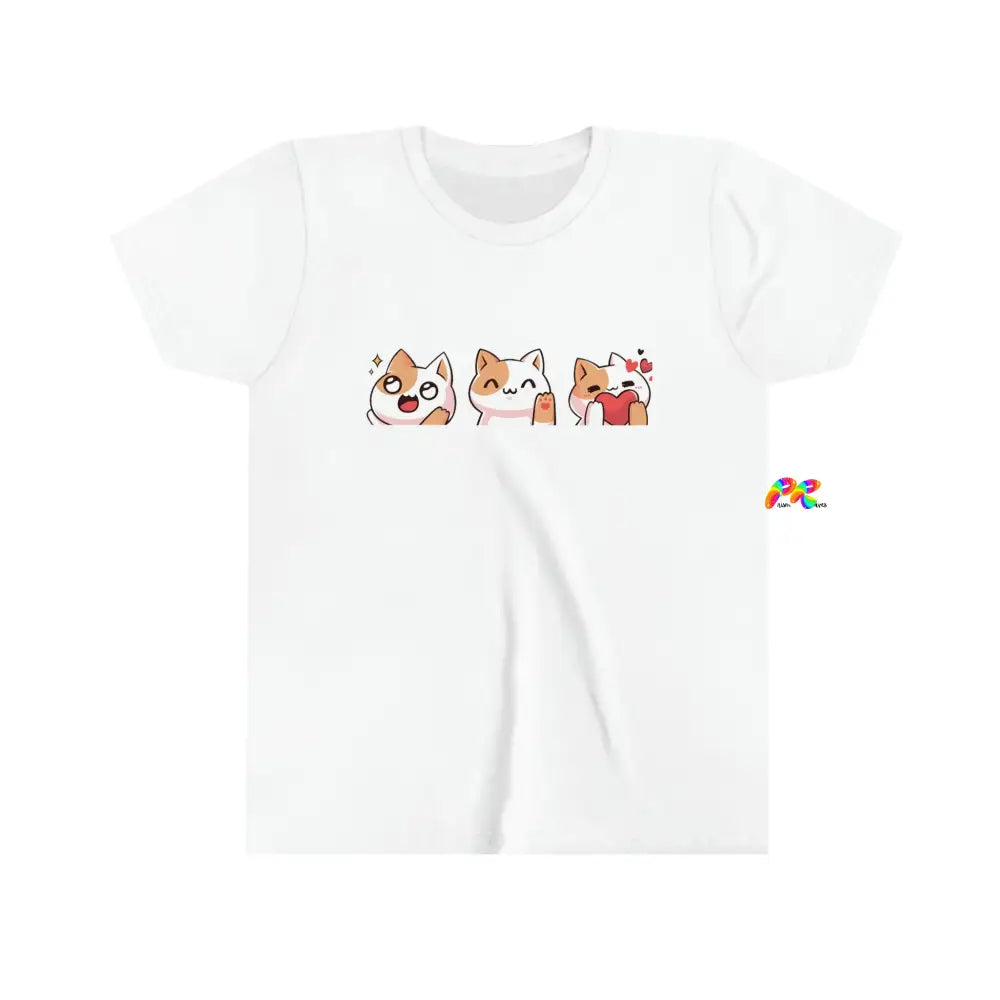 Youth Kawaii Kats Short Sleeve Tee