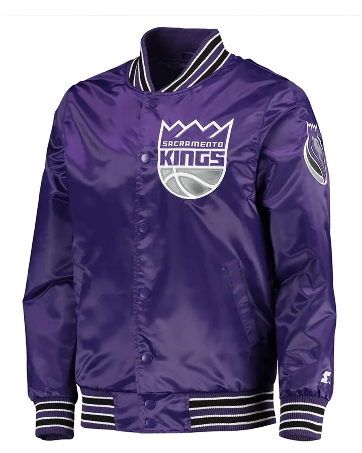 Zachary Sacramento Kings Varsity Jacket - William Jacket