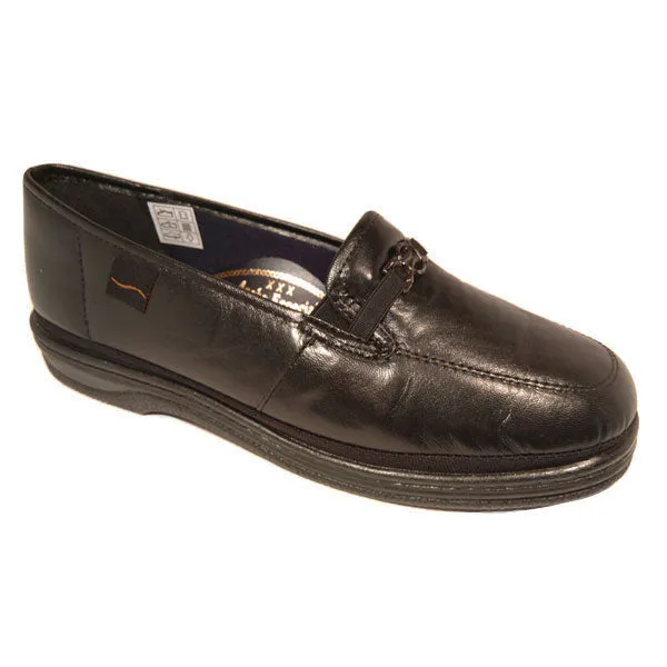 Zapatilla ancho especial en piel Doctor Cutillas