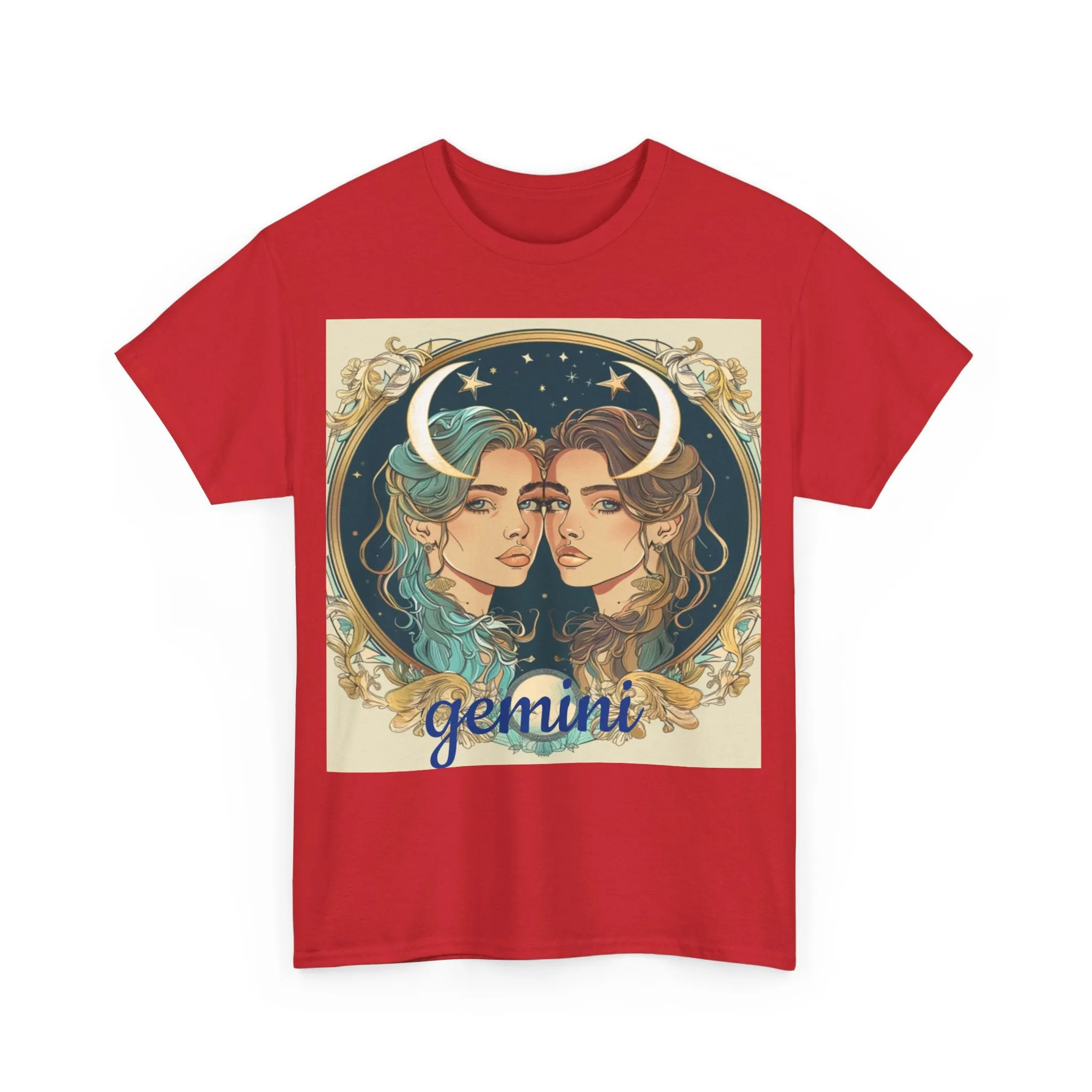 Zodiac Gemini Unisex Heavy Cotton Tee