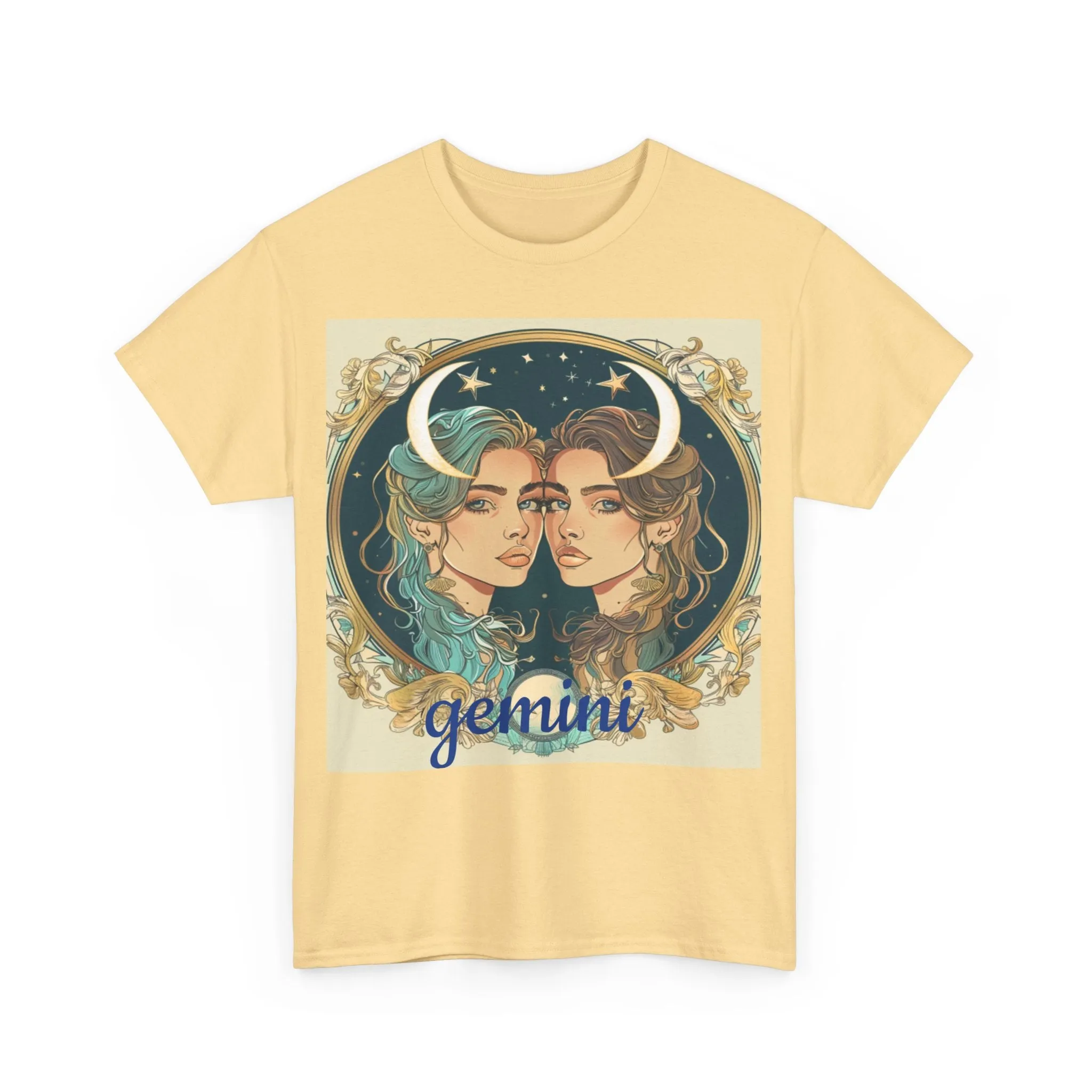 Zodiac Gemini Unisex Heavy Cotton Tee