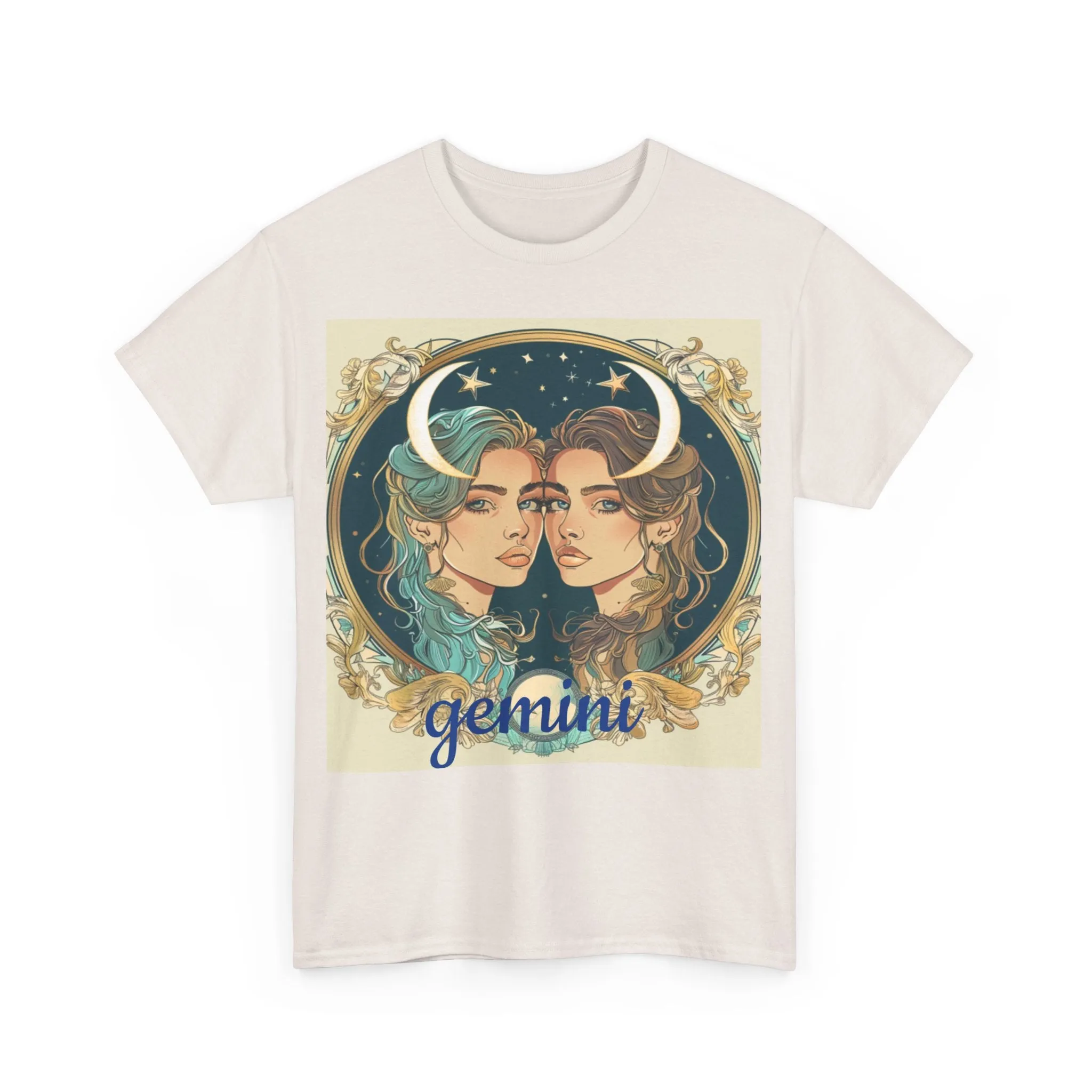 Zodiac Gemini Unisex Heavy Cotton Tee